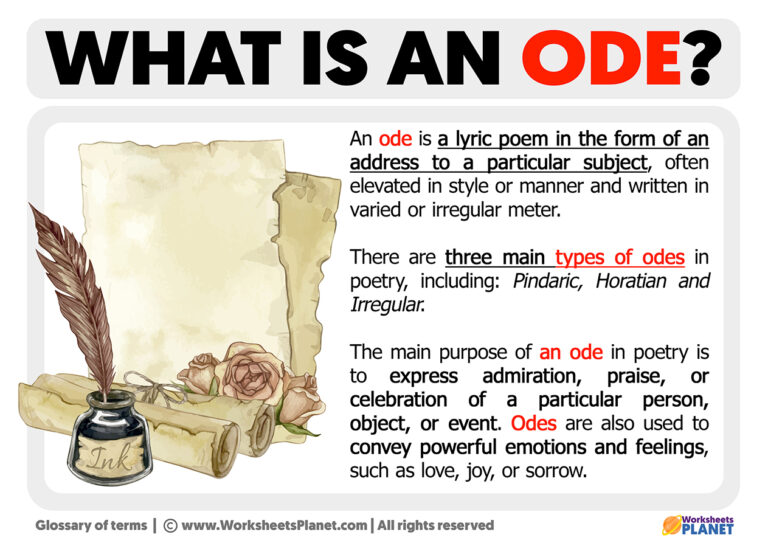 What is an Ode | Definition of Ode