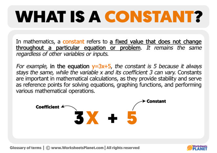 What Is A Constant Definition Of Constant