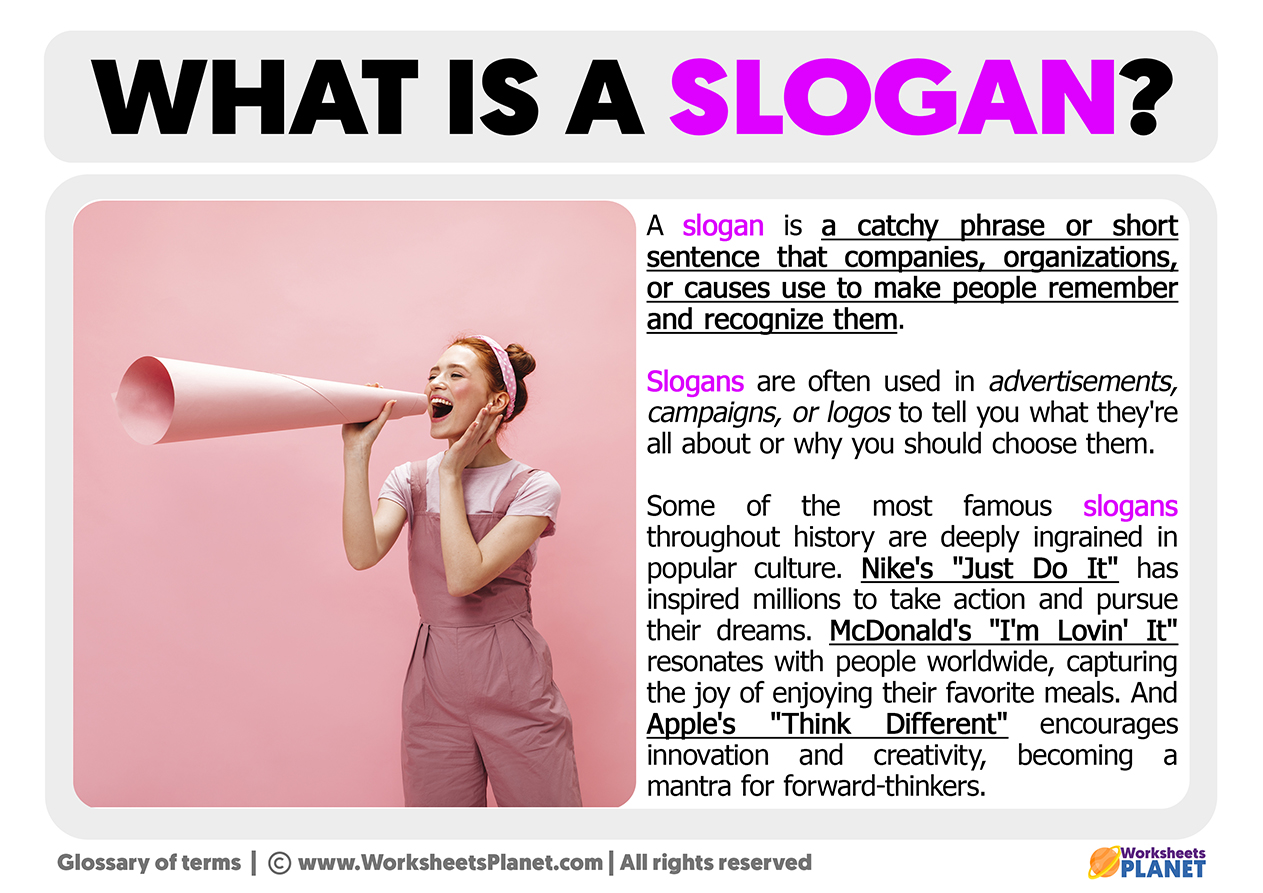 What Is A Slogan Definition Of Slogan