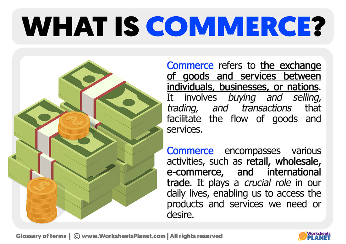 What is Commerce | Definition of Commerce