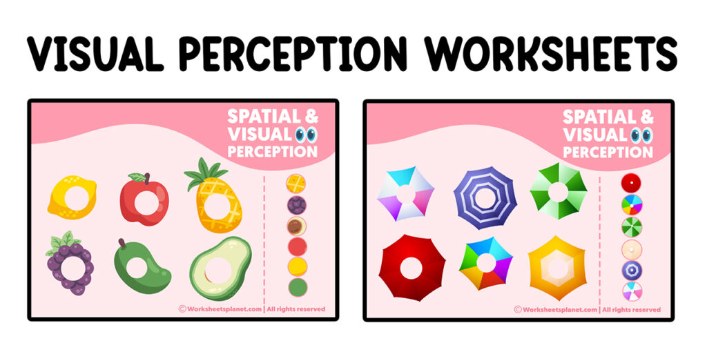 Visual Perception Worksheets For Kids | FREE Printable PDF