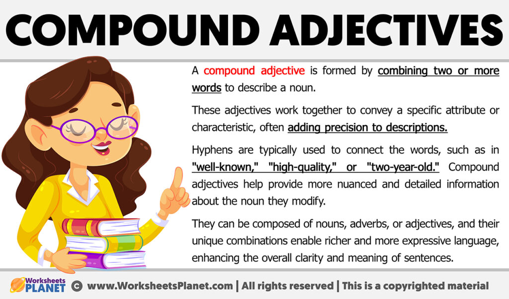 What Is A Compound Adjective Definition Of Compound Adjectives