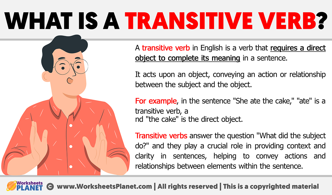 What Is A Transitive Verb