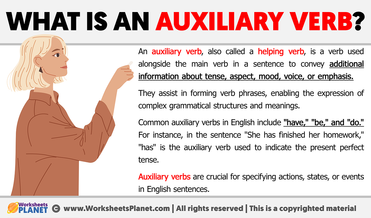 What Is An Auxiliary Verb