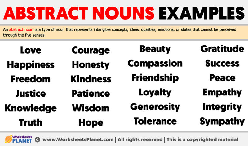 abstract-nouns-examples