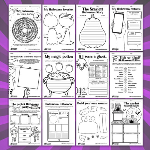 Halloween Activity Bundle