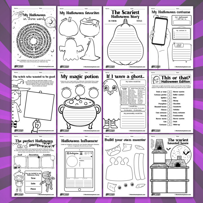 Halloween Activity Bundle