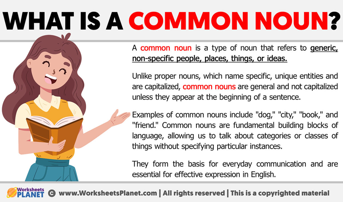 What Is A Common Noun Definition