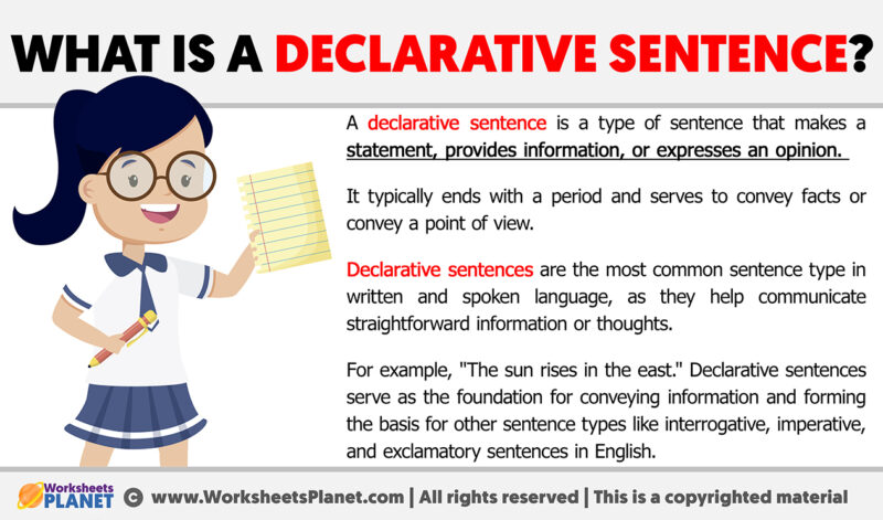 what-is-a-declarative-sentence-definition