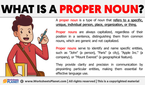 What is a Proper Noun Definition