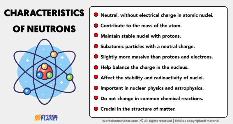 what has 4 neutrons and is metallic