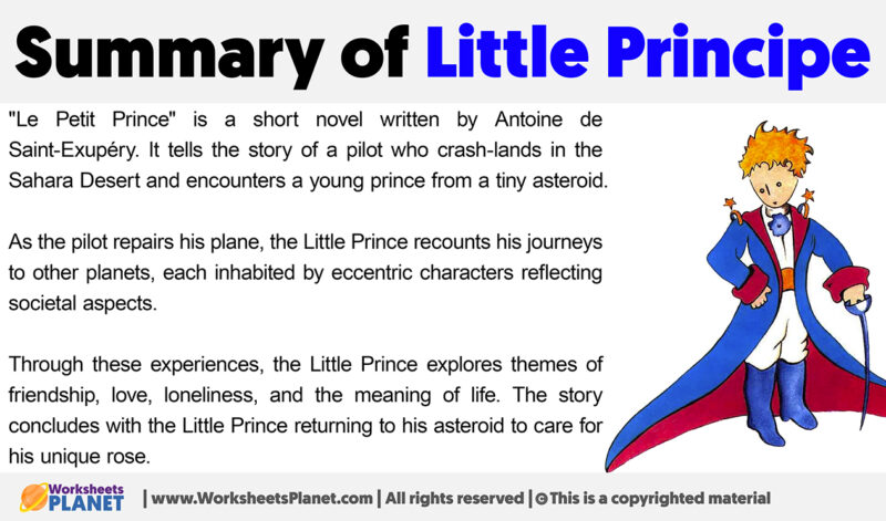 essay topics for the little prince