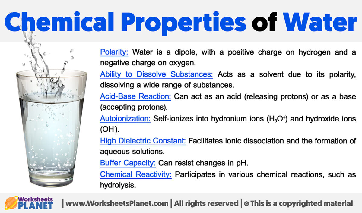 chemical-properties-of-water