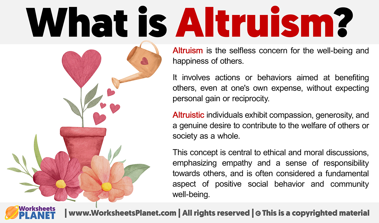 What Is Altruism