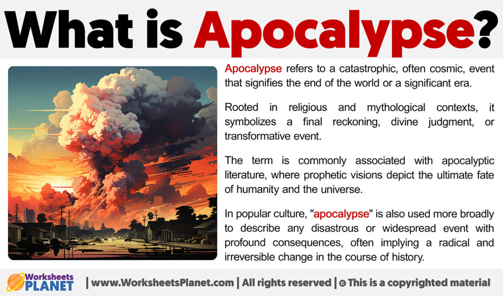 What is Apocalypse Meaning of Apocalypse