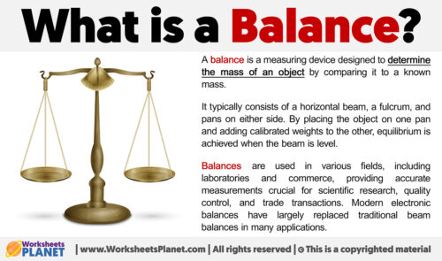 balance simple definition finance