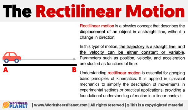 What is Rectilinear Motion?