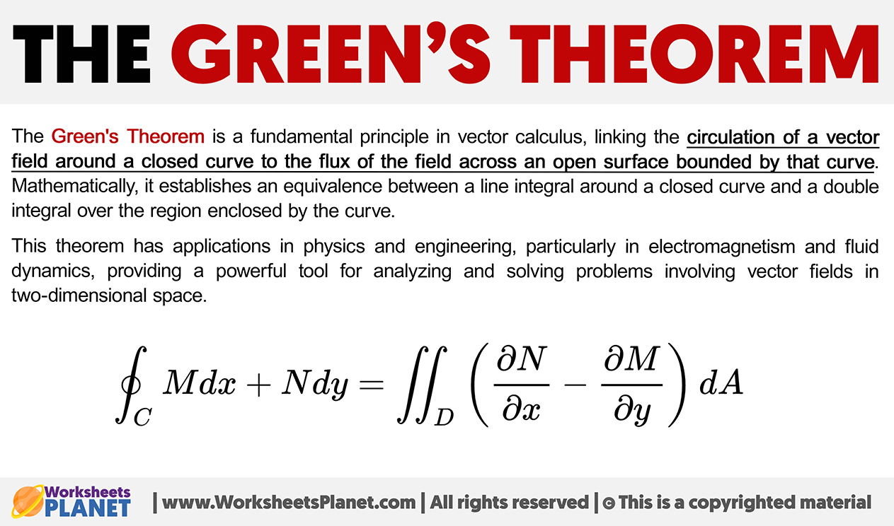 The Green's Theorem