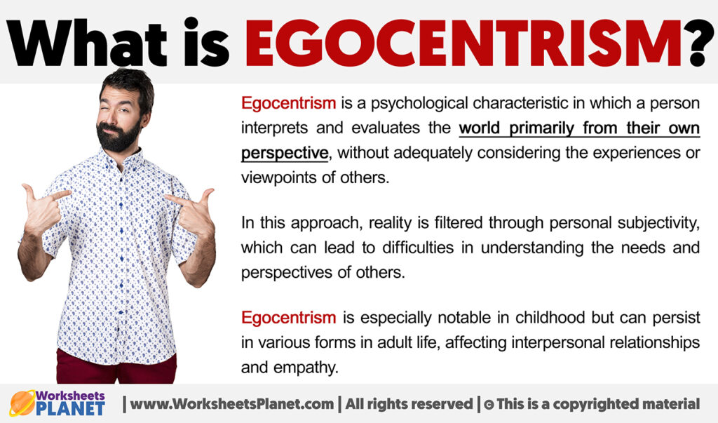 What is Egocentrism Definition of Egocentrism