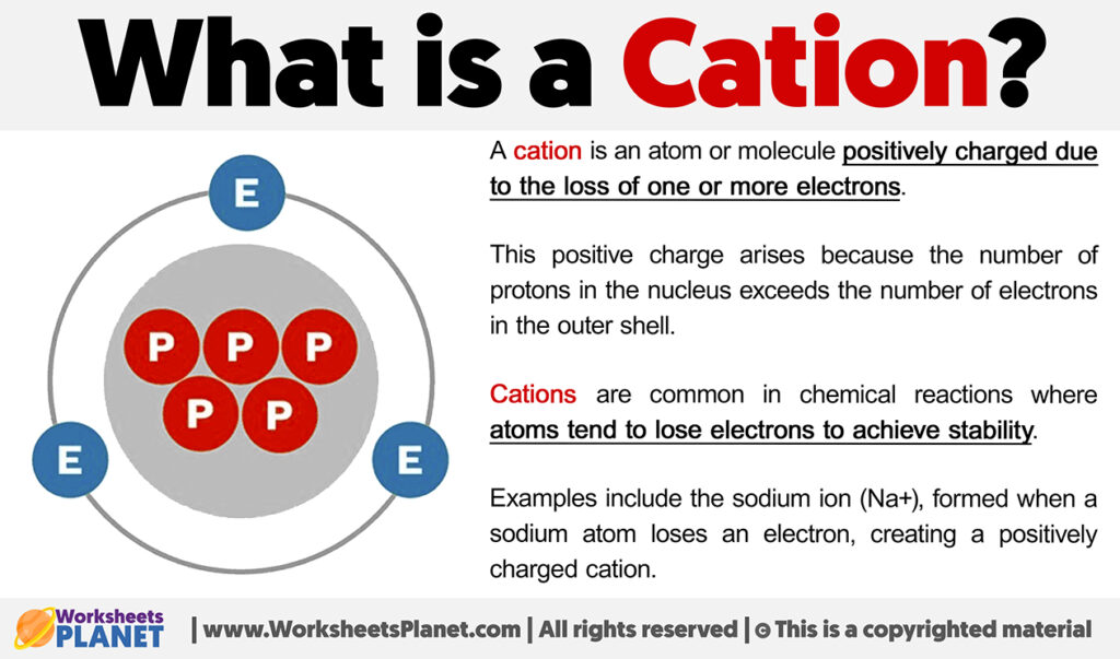 What is a Cation | Definition of Cation