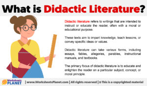 What Is Didactic Literature