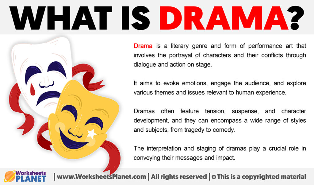 What is Drama Definition of Drama