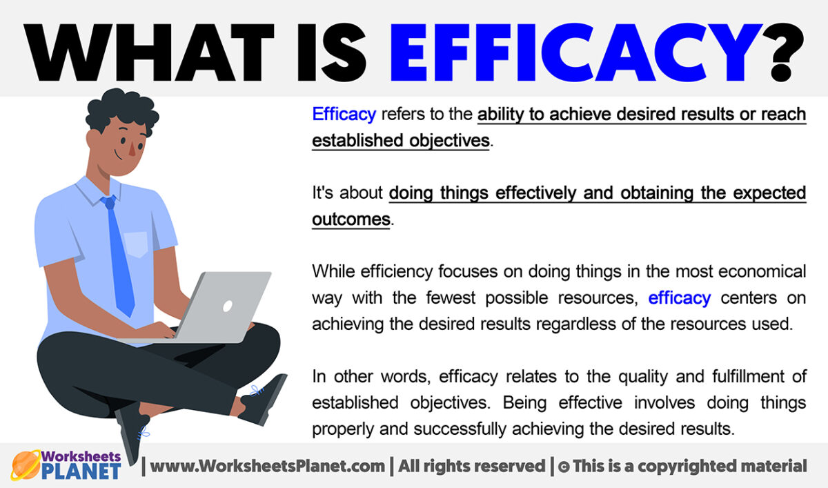 What is Efficacy | Definition of Efficacy