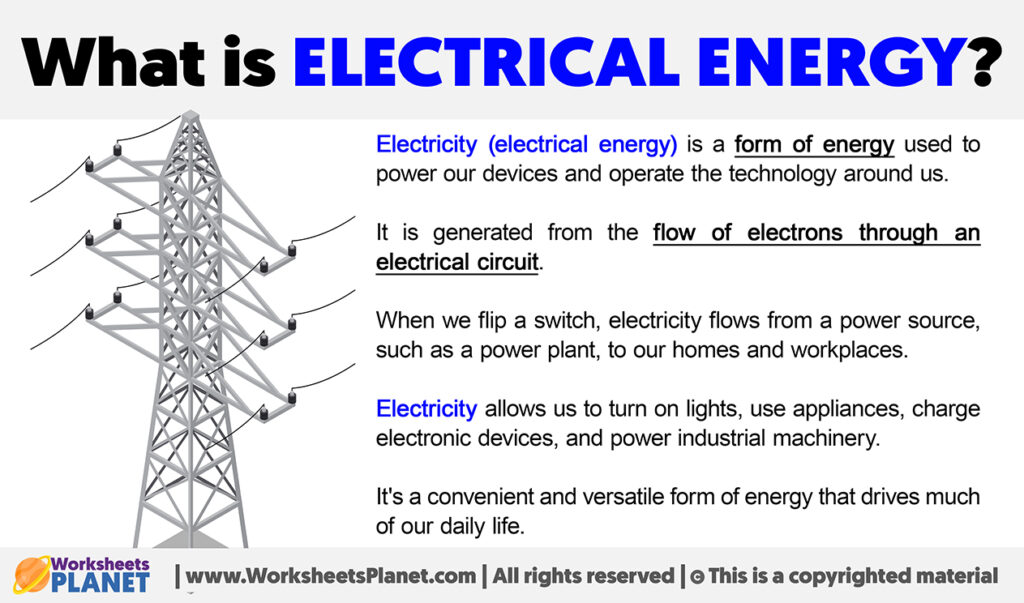 What Is Electrical Energy Called