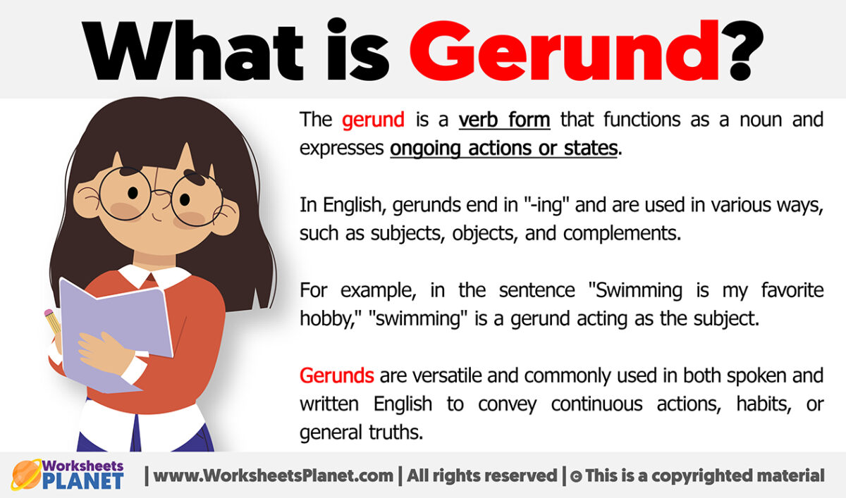 What is Gerund Definition of Gerund