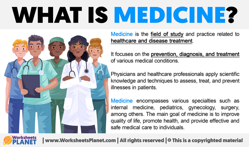 What is Medicine | Definition of Medicine