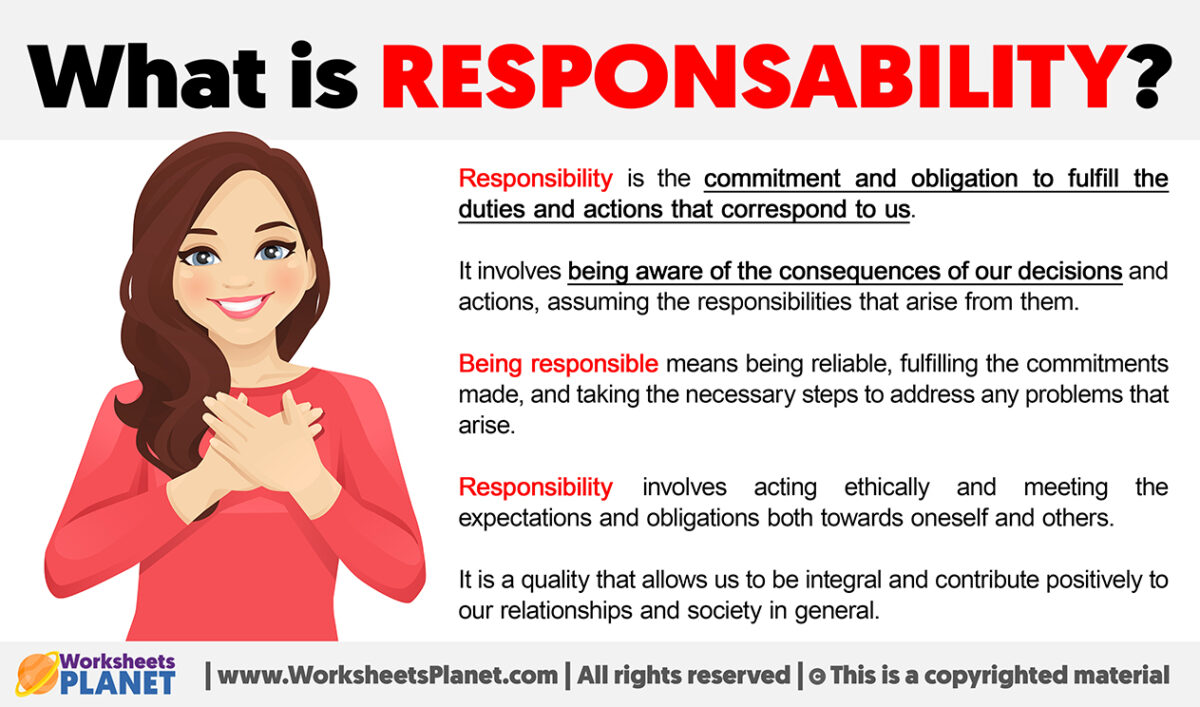 What is Responsability | Definition of Responsability