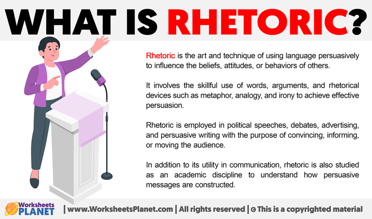 What is Rhetoric | Definition of Rhetoric