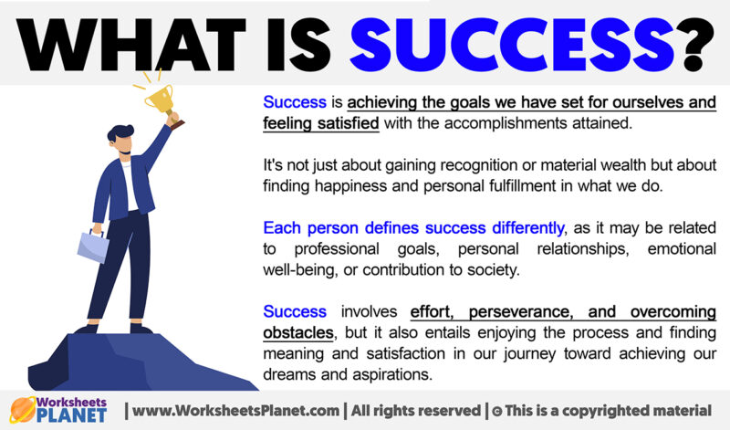 What is Success | Definition of Success