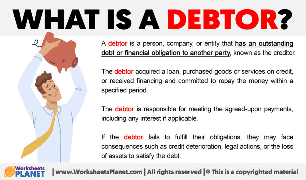 Definition Of Debtor