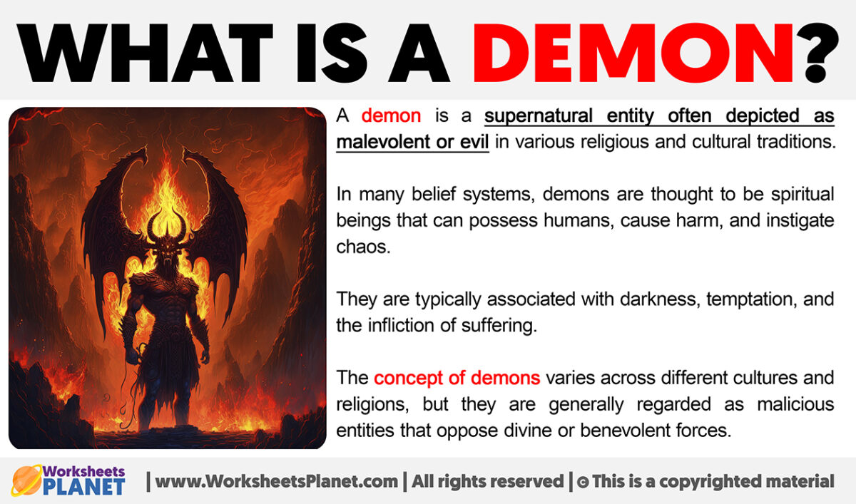 What is a Demon | Definition of Demon