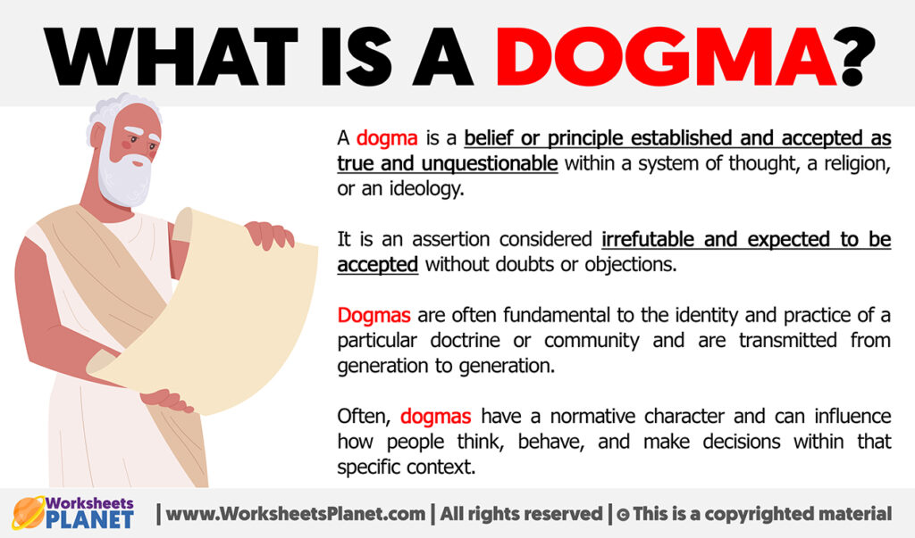 What is a Dogma | Definition of Dogma