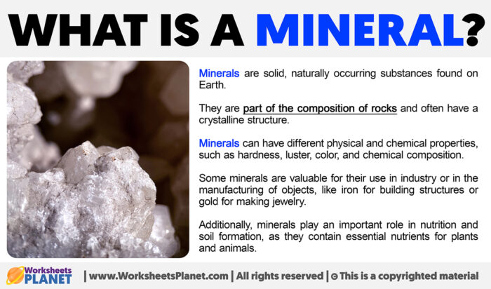 What Is A Mineral Definition Of Mineral