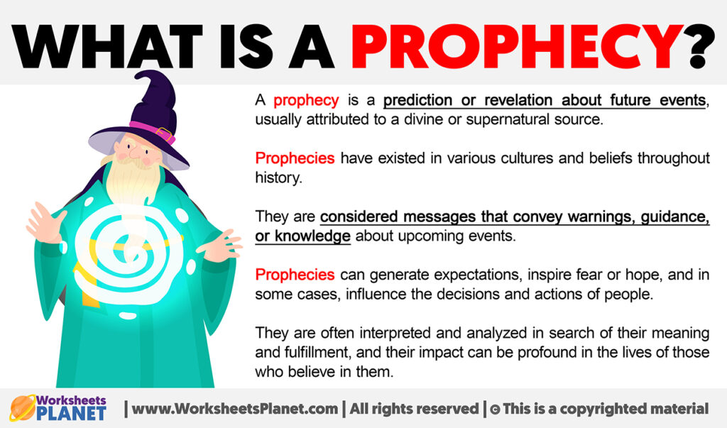 What Is A Prophecy | Definition Of Prophecy