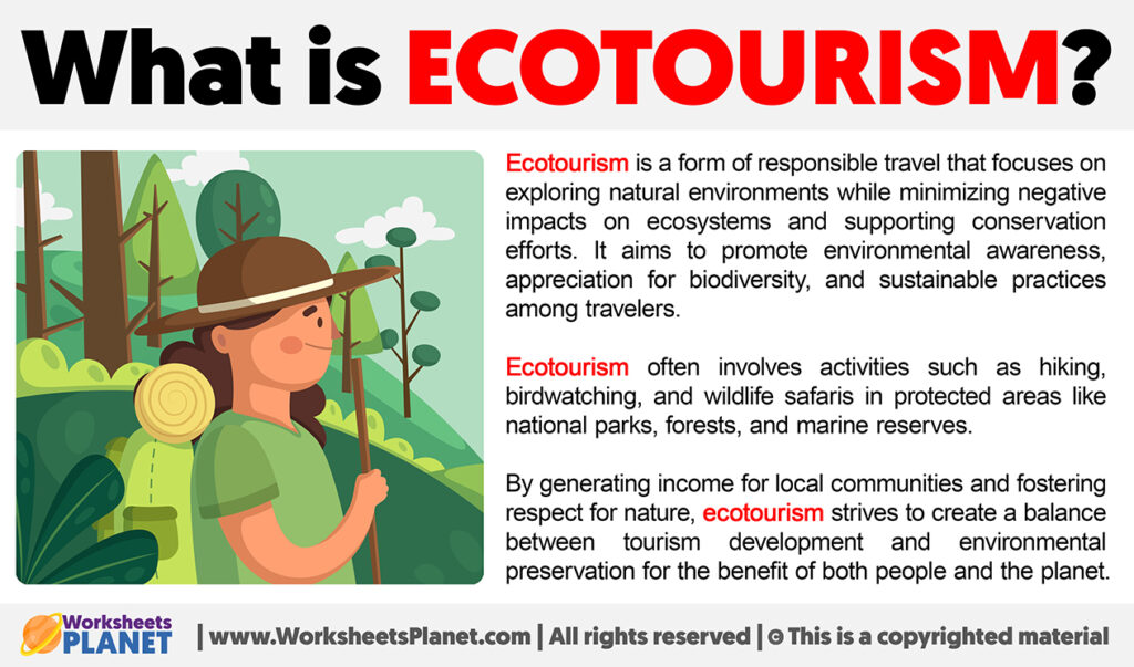 What is Ecotourism | Definition of Ecotourism