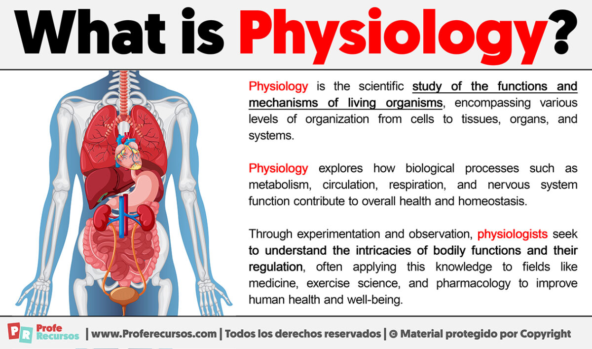 What is Physiology | Definition of Physiology