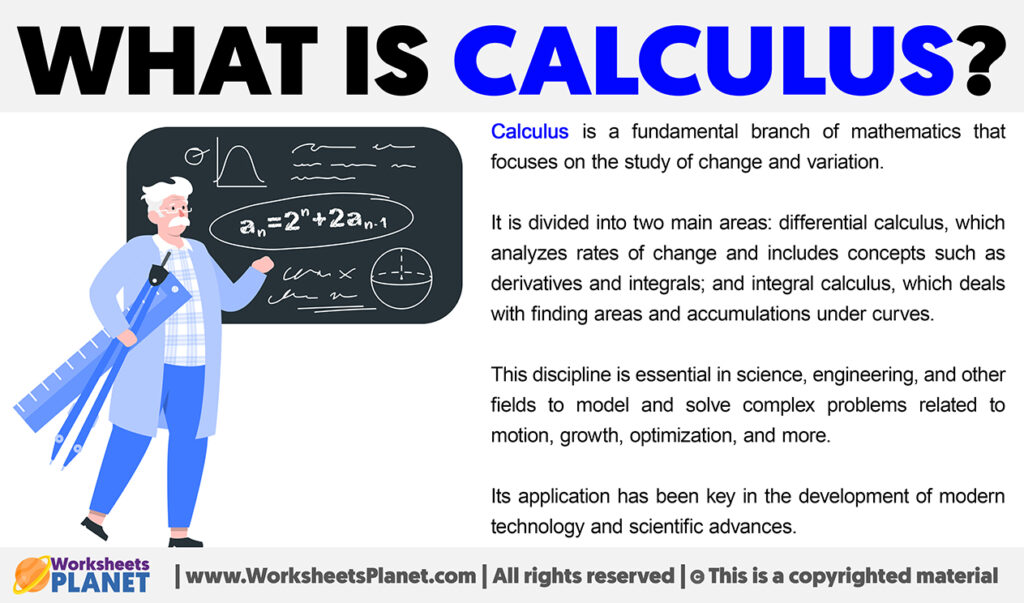 What is Calculus Definition of Calculus