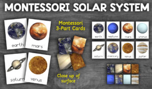 Montessori Solar System Planets Activity