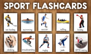 Sport Vocabulary Flashcrds