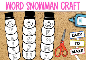 Snowman Craft For Kids