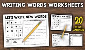 Writing Words Activity