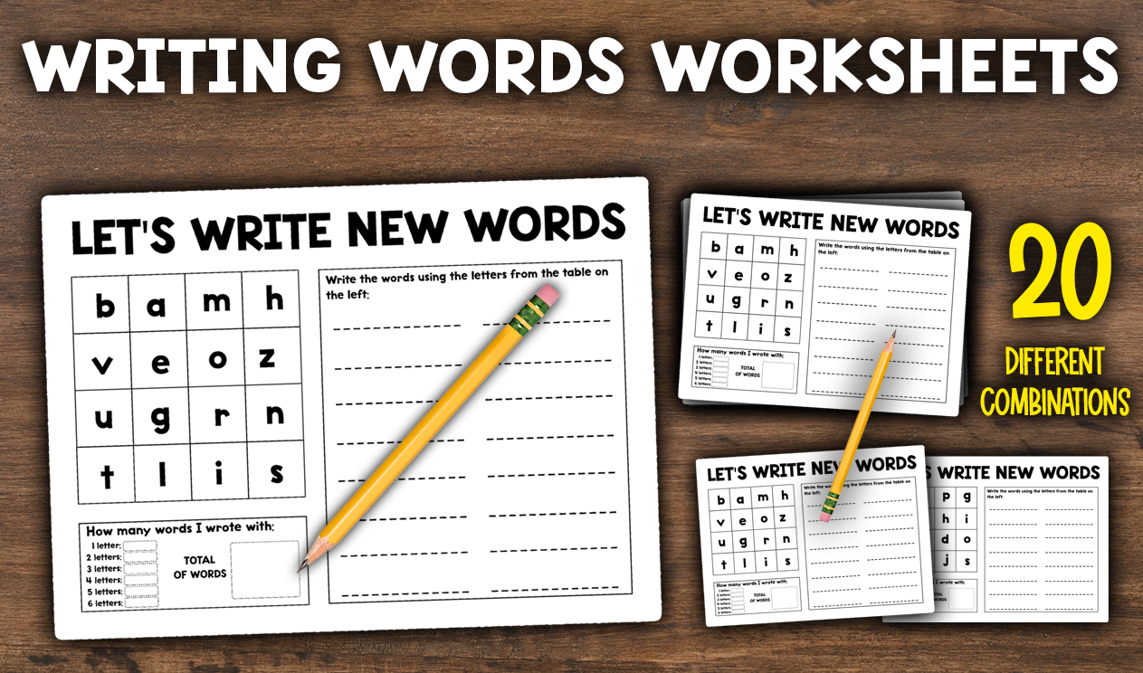 Writing Words Activity