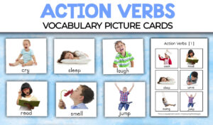 Action Verbs. Picture Cards Flashcards