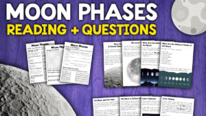 Phases Of The Moon Reading Activity