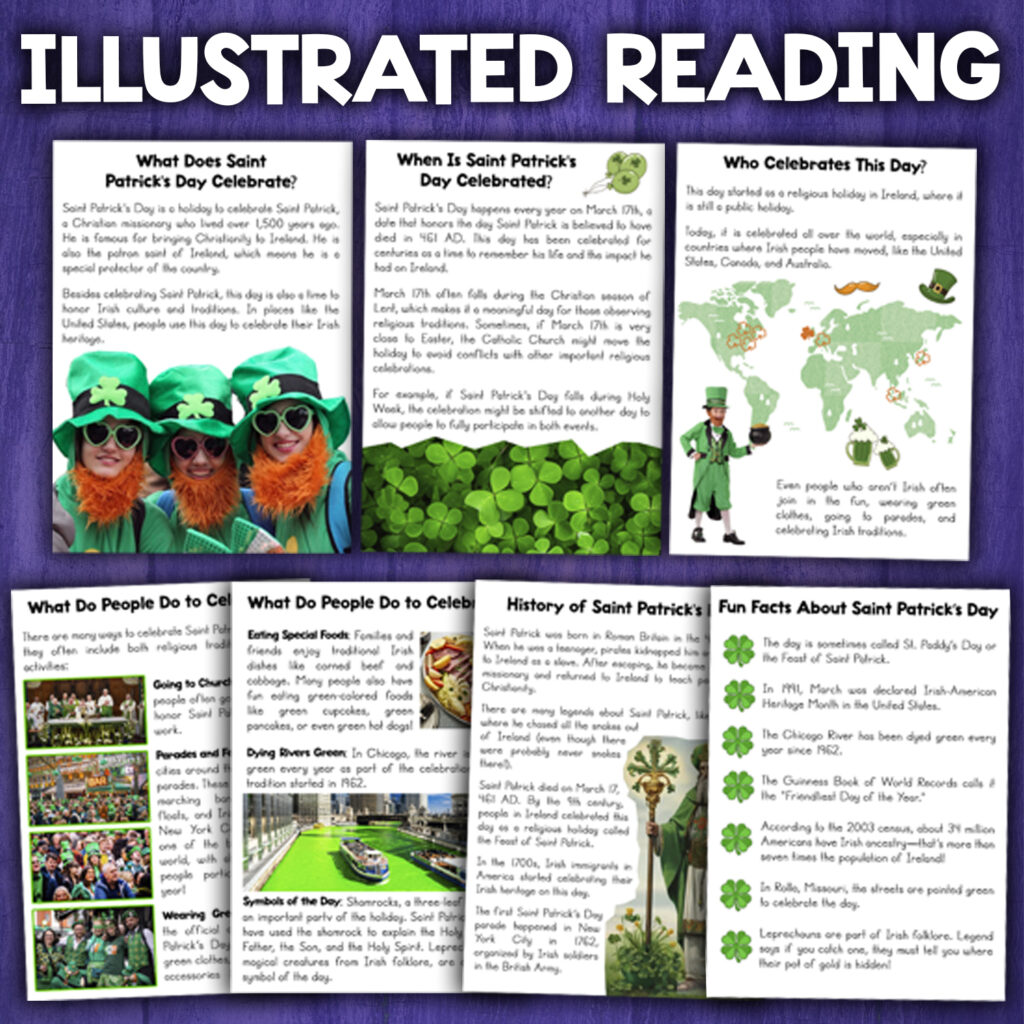 St Patricks Day Reading Comprehension Passage